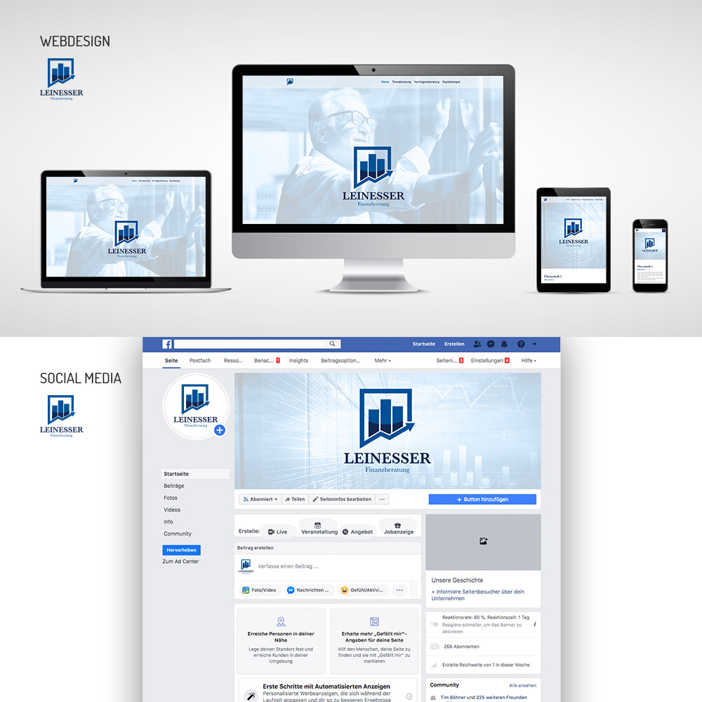 Web-Auftritt Leinesser Finanzberatung